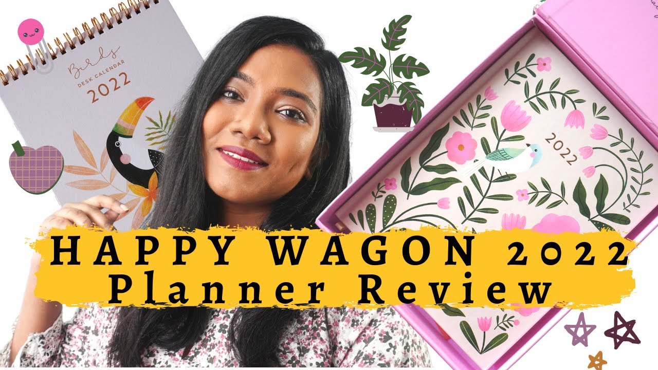 Happy Wagon 2022 PLANNER Unboxing+ Review| Tatiana Abaurre 2022 Planner Flip-through| 2022 Planner