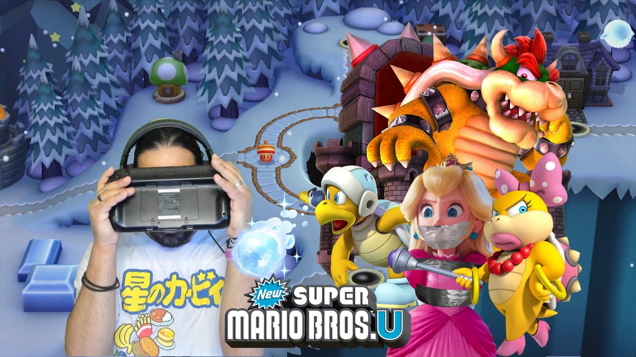 New Super Mario Bros U: ALL THIS FOR HER?? SHE CAN STAY KIDNAPPED!!