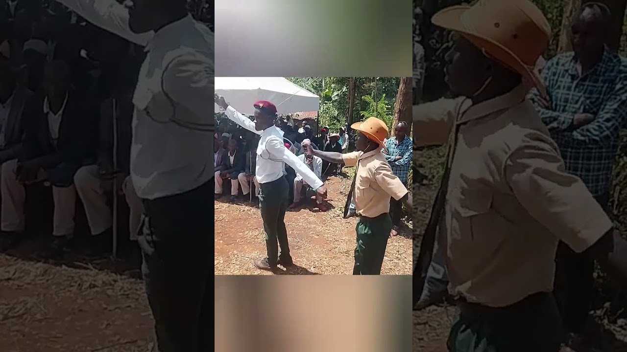 FLAG RAISING CEREMONY AT MZEE HENRY NYABUTO RASUGU BURIAL,R.I.P OUR PATHFINDER SPONSOR 😭😭😭😭