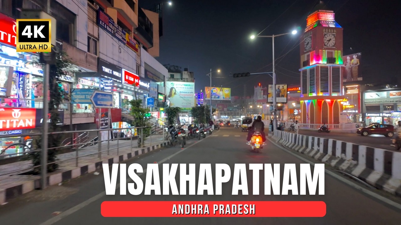 Visakhapatnam Night Drive, Andhra Pradesh, India | 2025