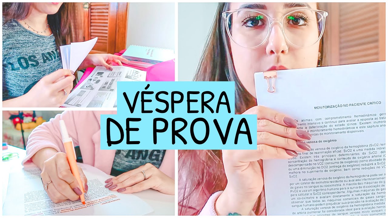 STUDY VLOG em véspera de prova | Medicina Veterinária