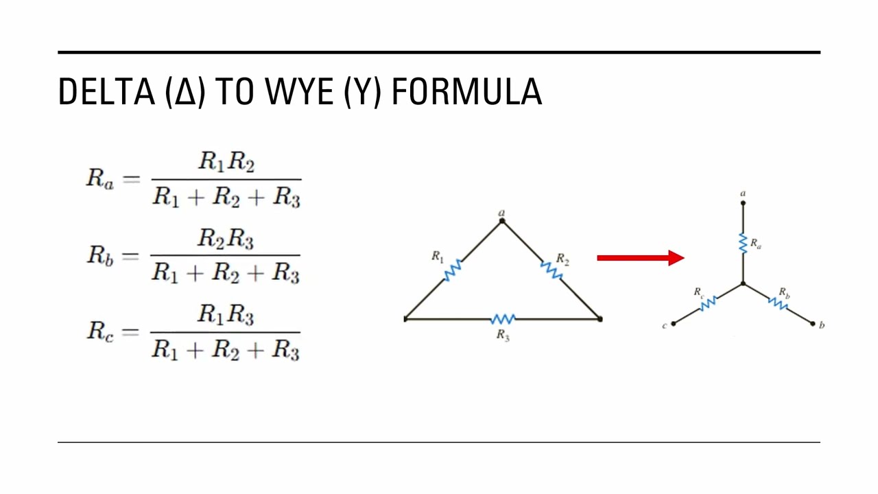 Delta to Wye Transformation | Circuit Analysis Made Easy | Step-by-Step Example