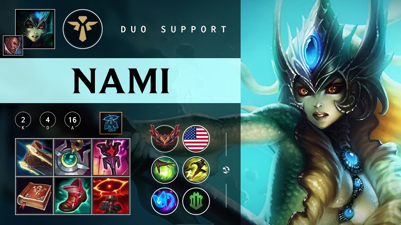 Nami Support vs Lissandra - NA Grandmaster Patch 26.01