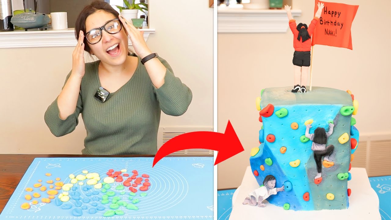 Making a Bouldering Cake!