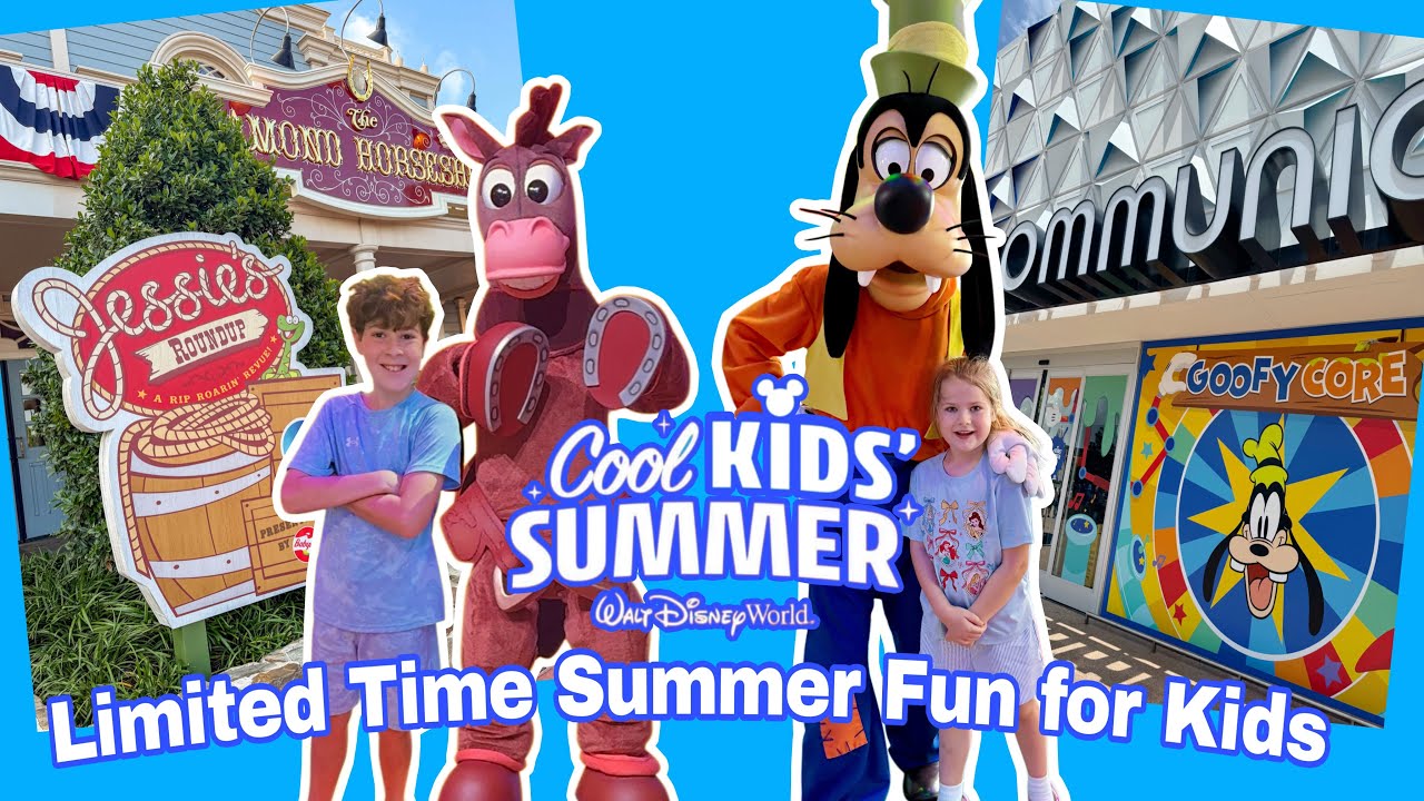 Лето крутых детей 2026 в Walt Disney World &bull; GoofyCore и Jessie&rsquo;s Roundup! #waltdisneyworld