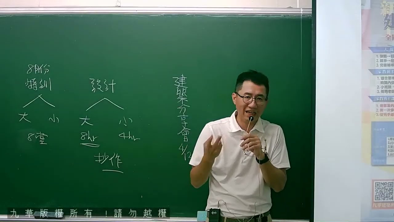 【九華建築線上雲端課程】113年建築師設計繪圖上榜技巧分享、九華經驗分享會／建築設計與敷地計畫