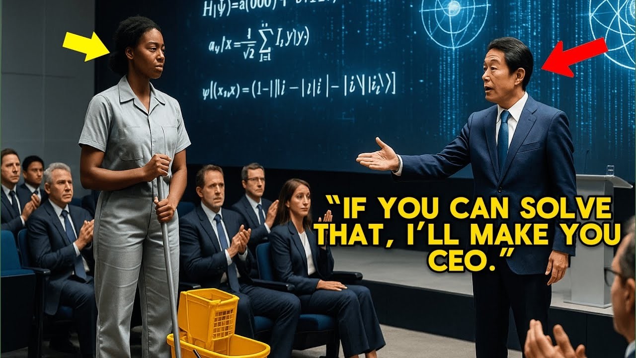 “Solve It and $800M Is Yours” — The Japanese CEO Laughed, Until a Black Janitor Stunned Everyone