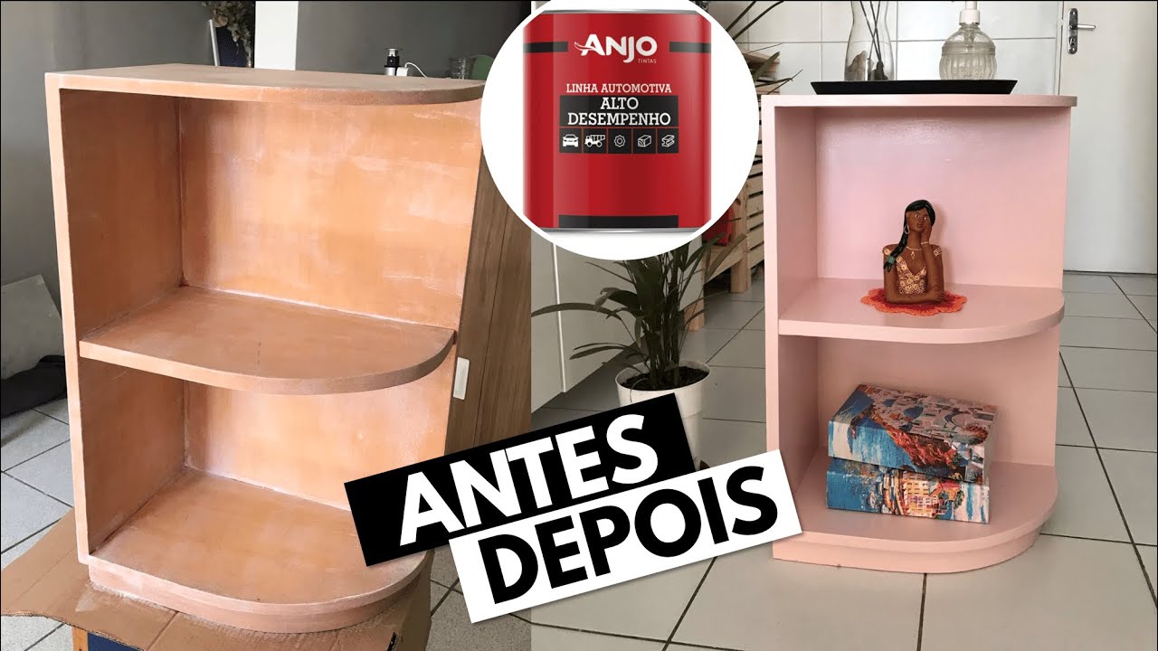 COMO PINTAR MOVEL DE MADEIRA SEM LIXAR - Pintar com Batida de Pedra