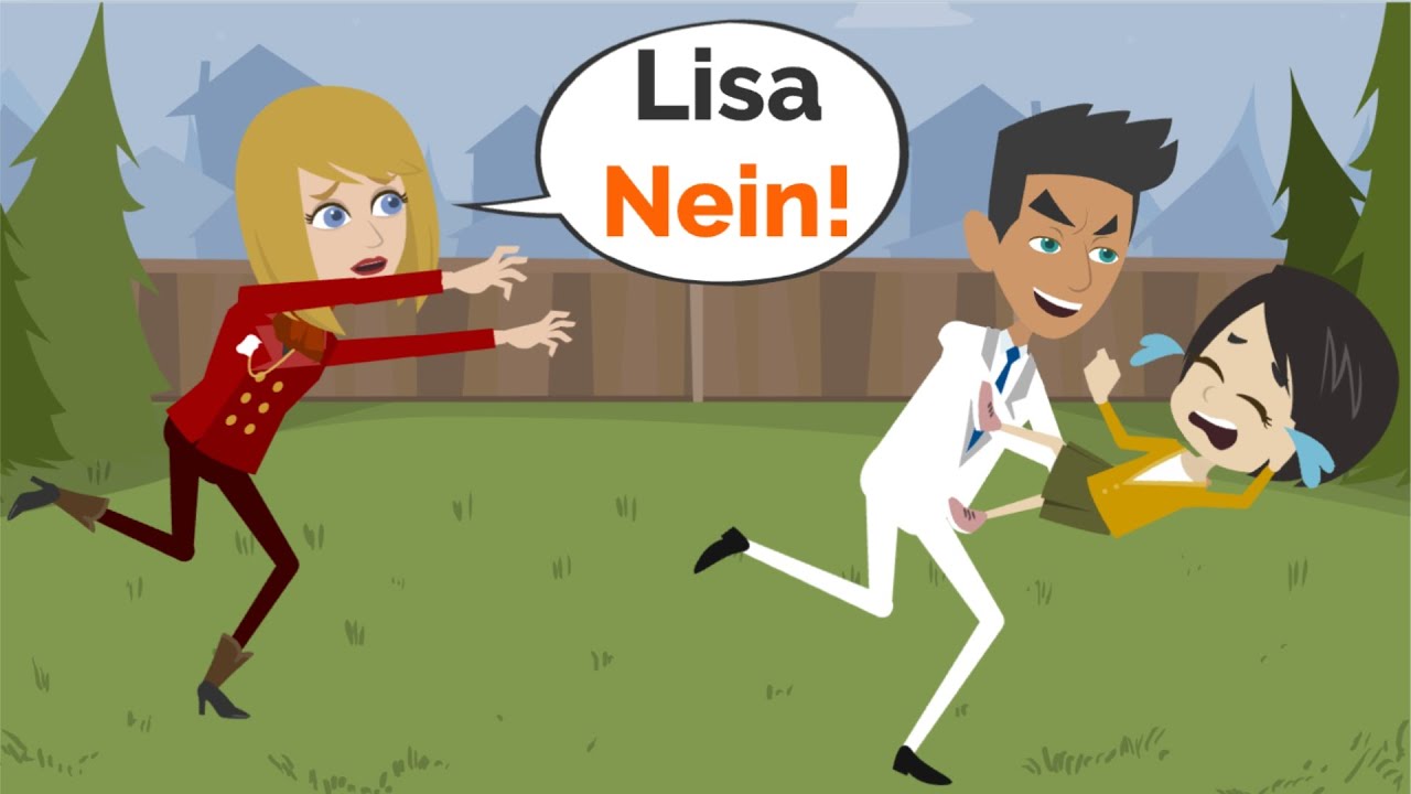 Deutsch lernen | Martin entführt Lisa!