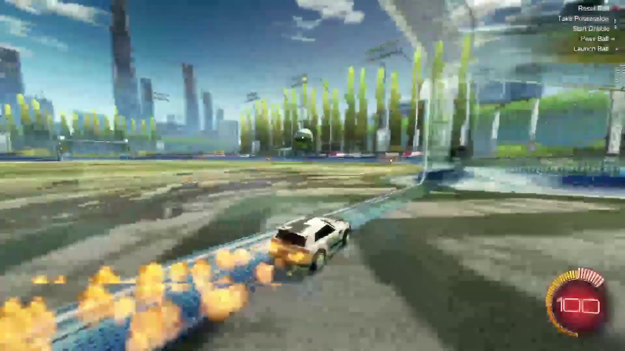 بث لعبه{rocket League}مع الوحش رانك القفقفص
