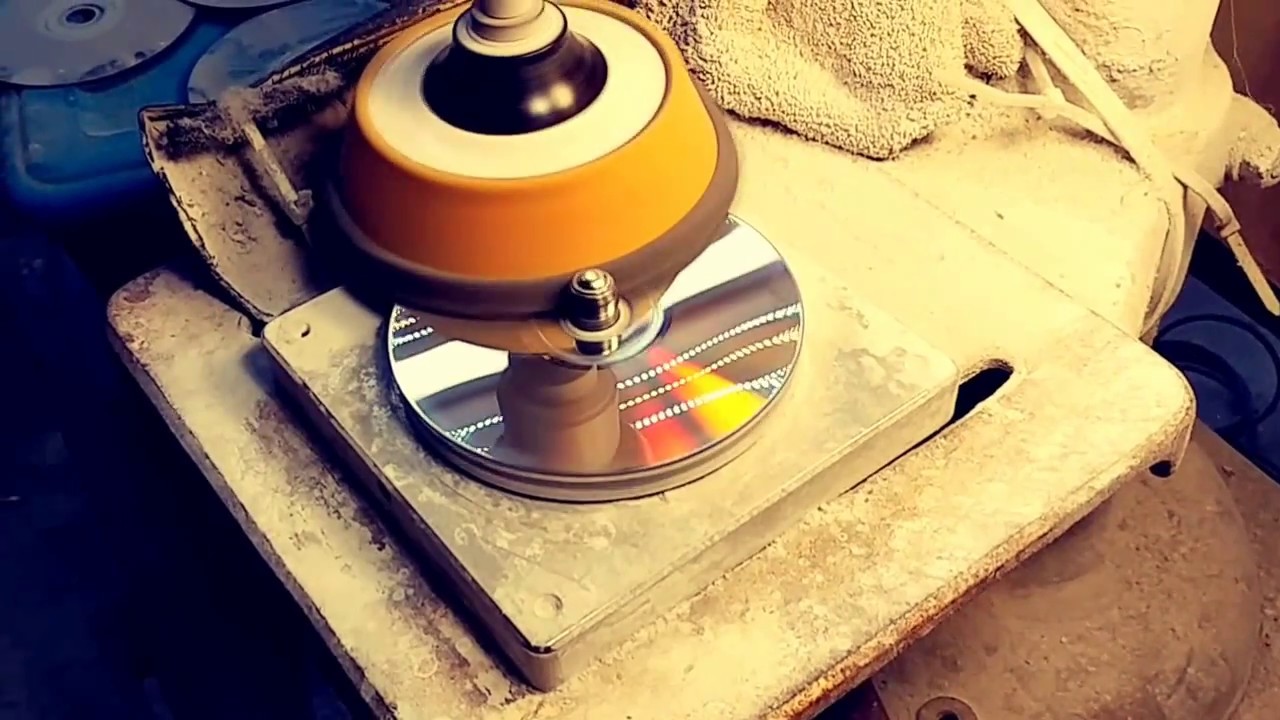 HOW TO FIX REPAIR A SCRATCHED BROKEN BLU-RAY OR DVD DISC VIDEO GAME MACHINE ELM BUFF POLISH SAND