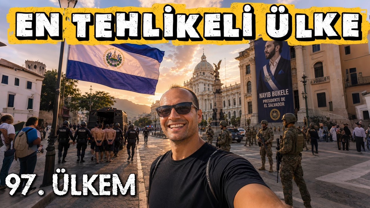 &Ccedil;etelerin &Uuml;lkesine Girdim ★ El Salvador Sokakları ★ Ger&ccedil;ekler &Ccedil;ok Farklı