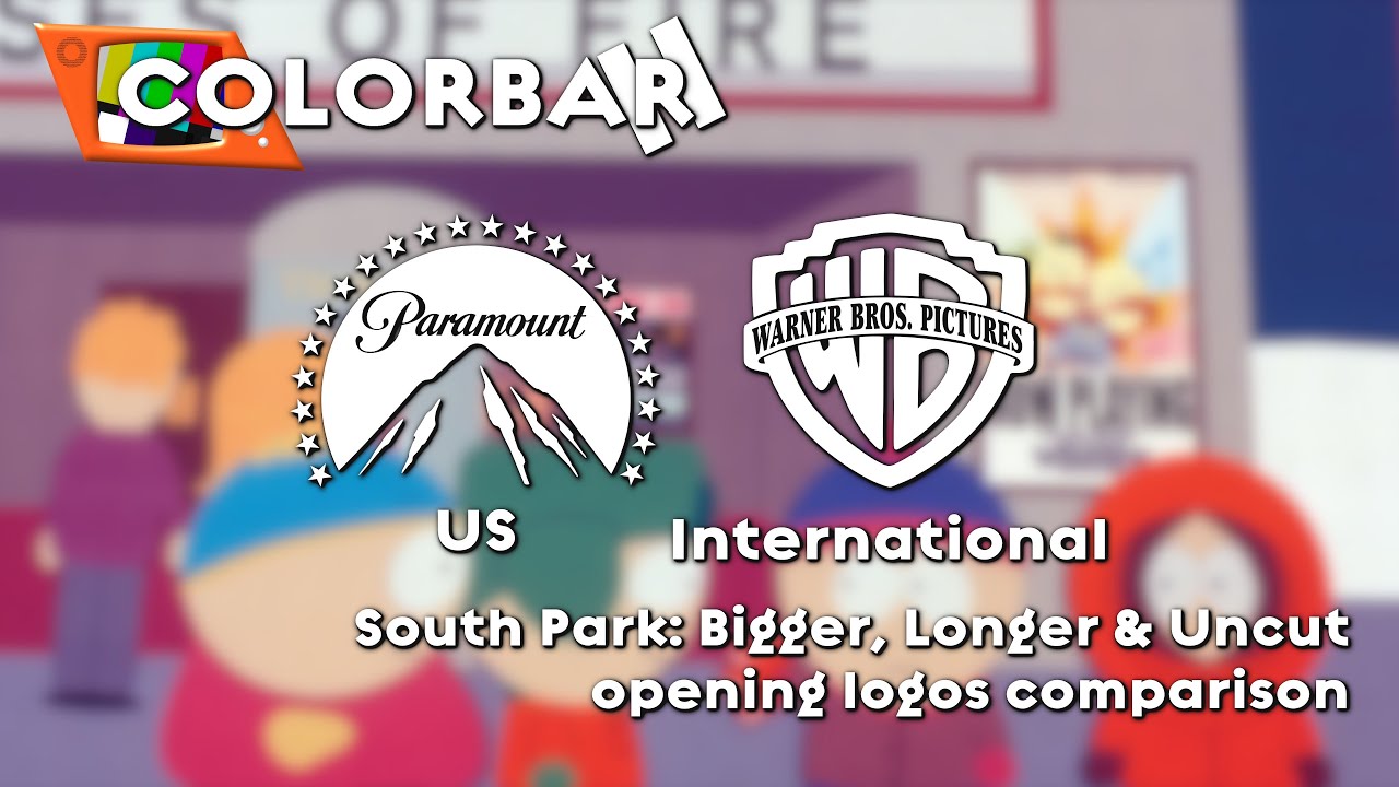South Park: Bigger, Longer & Uncut - opening logos comparison