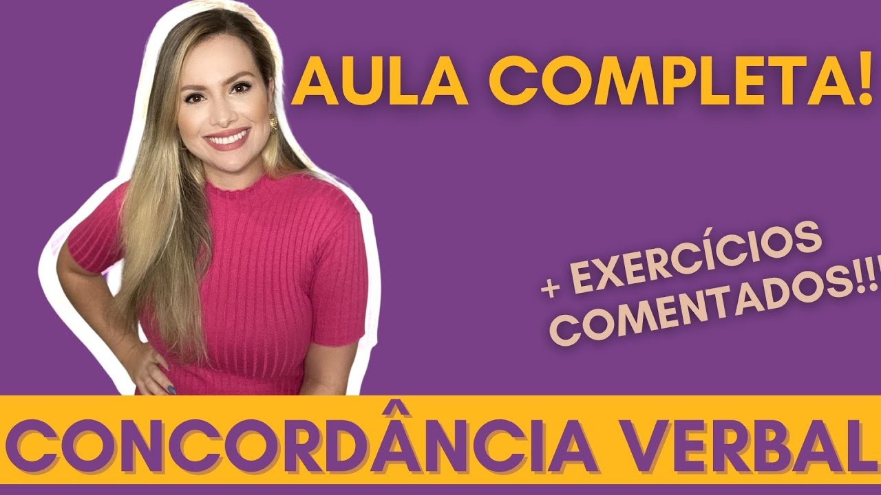 Concordância verbal l Português para concursos, Enem e Vestibulares