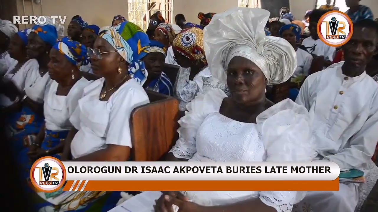 Gov Oborevwori represented as DG, DSHC  Olorogun Dr Isaac Akpoveta buries Mother