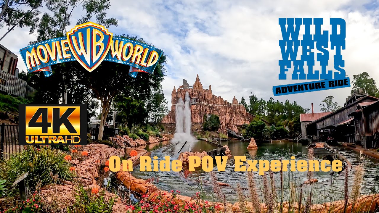 POV Ride Experience: Wild West Falls Adventure at Movie World Gold Coast (4K On-Ride)