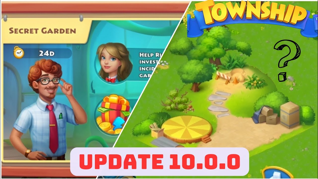 🔥Township: Secret Garden Decor (Preview) | Update 10.0.0