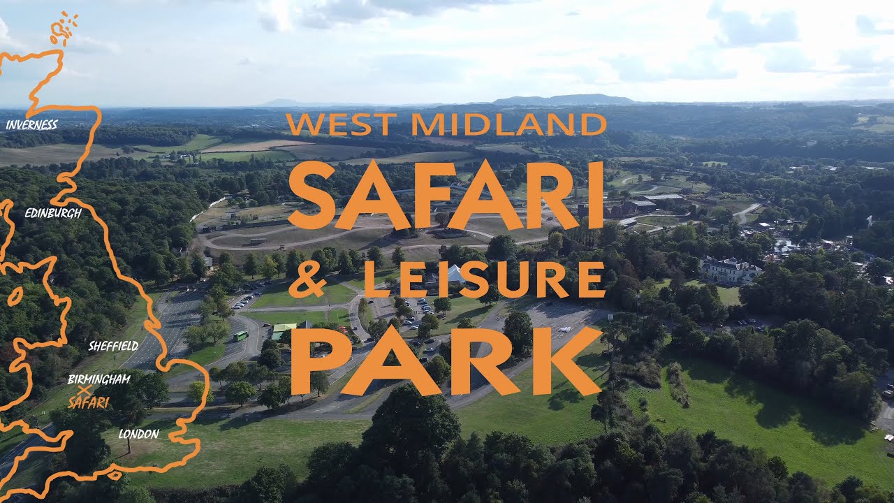 West Midland Safari & Leisure Park - 4K, No Copyright Music, DJI Mini 2, GoPro 10
