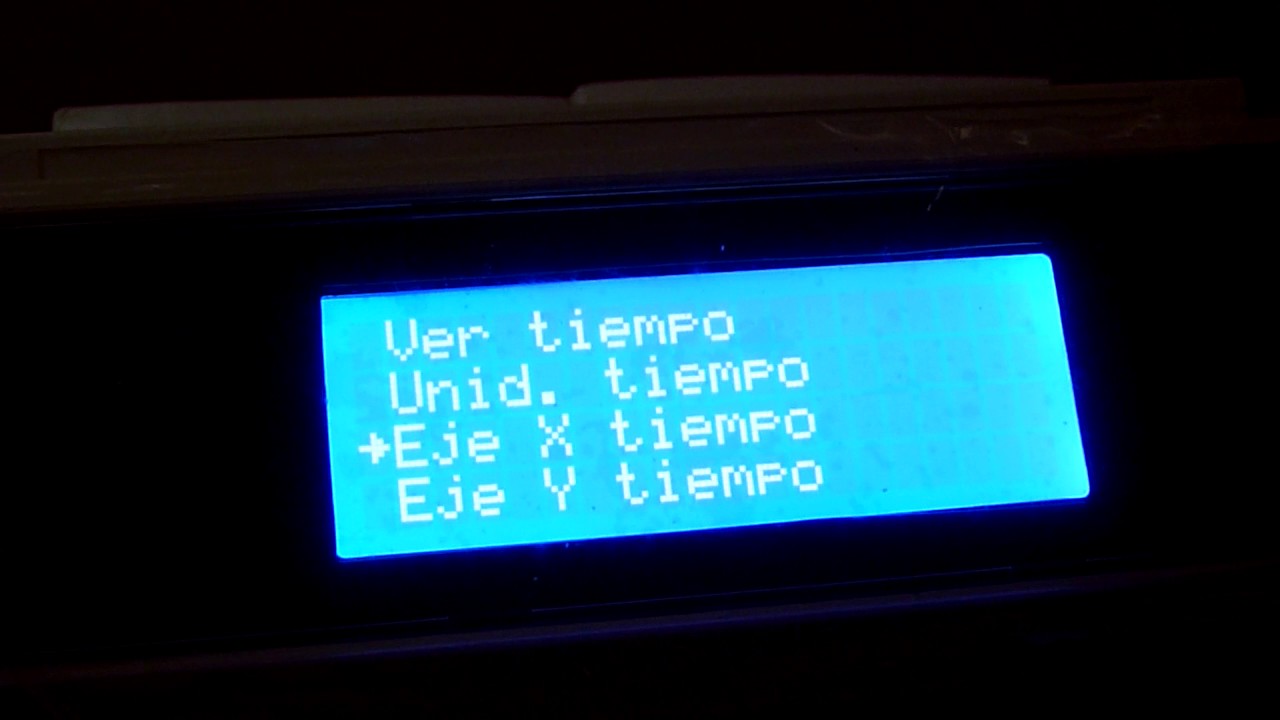 Men&uacute; con submenus para LCD en Arduino + Encoder