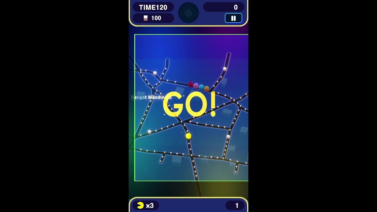 PAC-MAN GEO - Gameplay