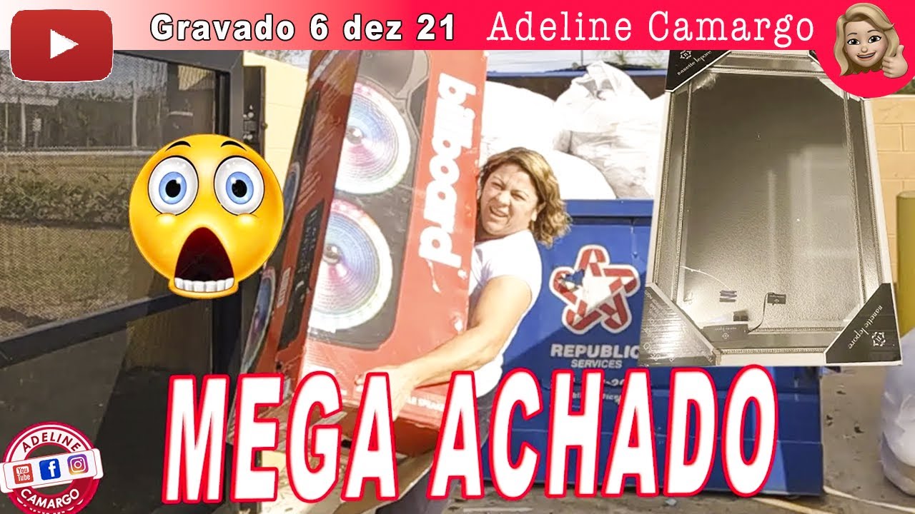 Mega Dumpster! O maior achado no lixo das lojas da Flórida #dumpsterdiving @AdelineCamargo