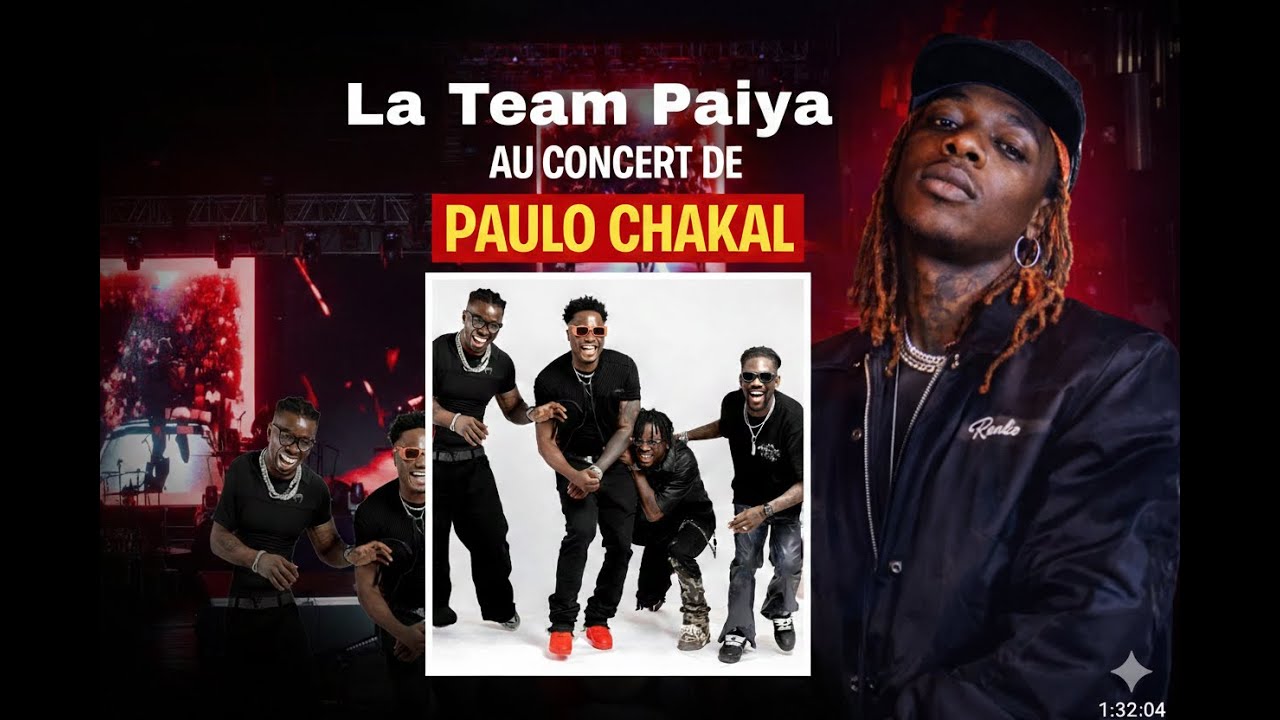 La Team Paiya au concert de Paulo Chakal !
