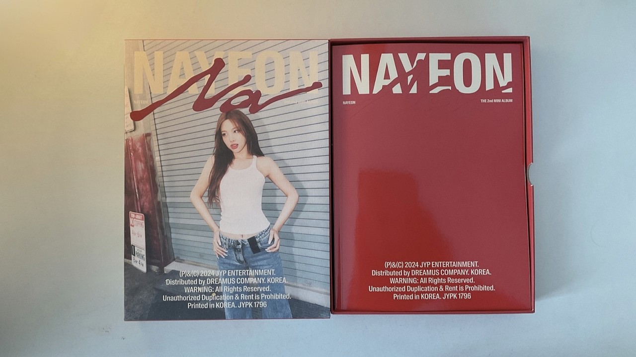 UNBOXING* Nayeon NA Album 🐰🎀  | C ver. 💿 | Photocards