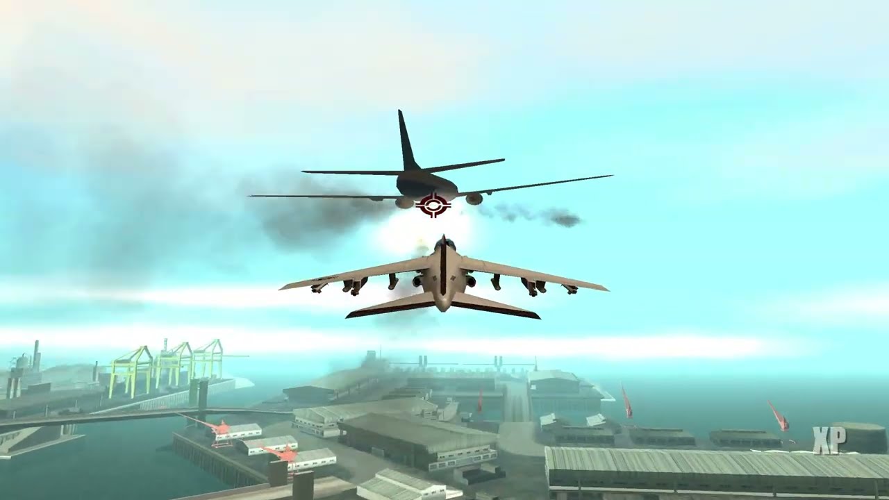 Launching Missiles on Airplane | GTA San Andreas Hydra vs AT 400