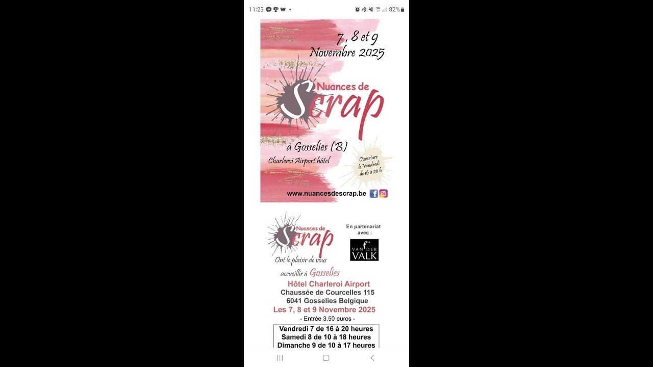 Salon#Nuances de Scrap#Scrap Didi#Arts&Scrap#Tout en Skrappant#Le comptoir du scrap#Chou&Flowers