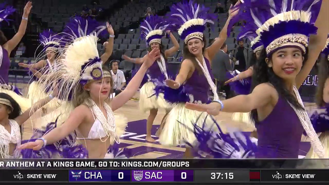 Aloha Dancers 3 Minute Pre Game Performance Kings