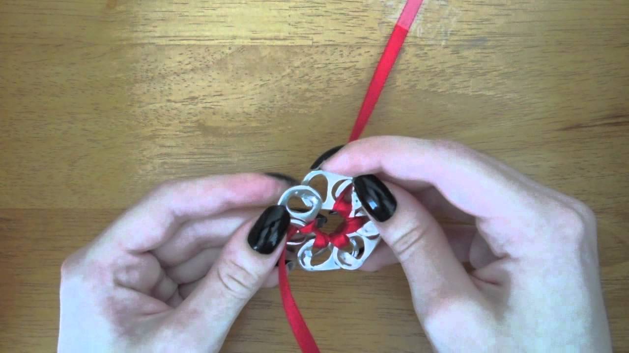 Pop Tab Flower Pendant