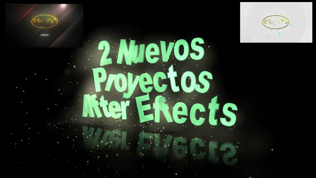 Proyectos after effects logo 6 y 7