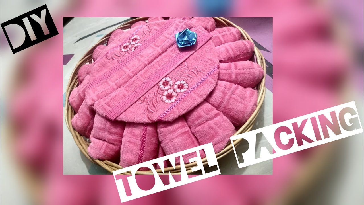 DIY towel packing