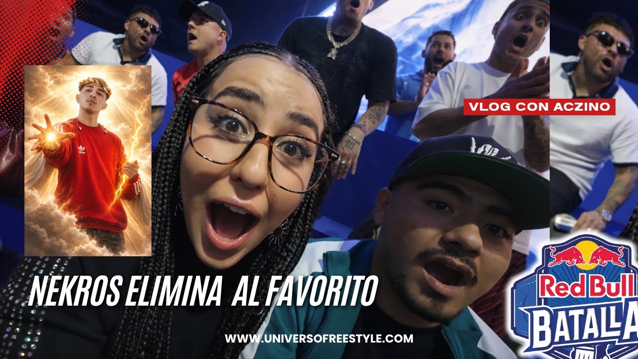 GAZIR VS NEKROOS | REACCI&Oacute;N DESDE EL ESCENARIO | RED BULL BATALLA con ACZINO, JAZE, K&Aacute;ISER 