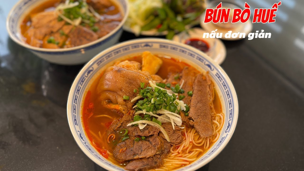 Đ&acirc;y l&agrave; c&aacute;ch nấu B&Uacute;N B&Ograve; HUẾ cực kỳ đơn giản m&agrave; rất thơm ngon.