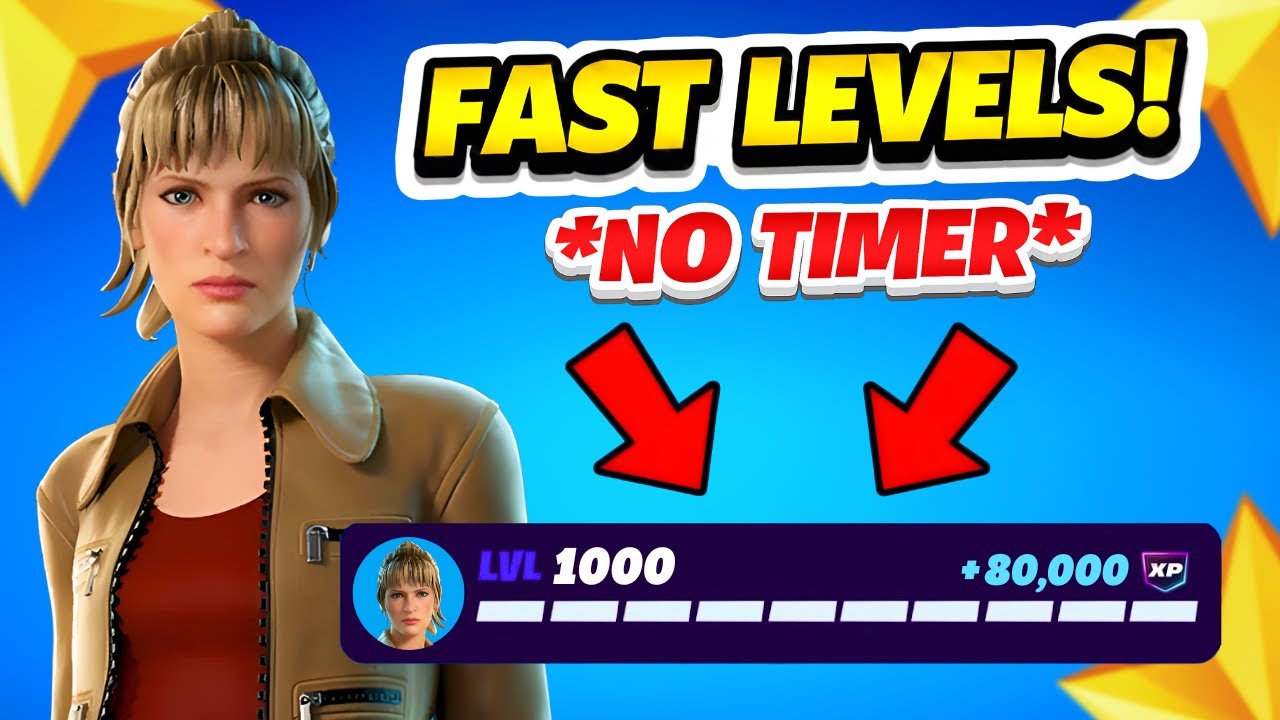 FAST AFK NEW Fortnite XP Glitch Map To Help LEVEL UP FAST In Chapter 7! (NO TIMER EARN XP)