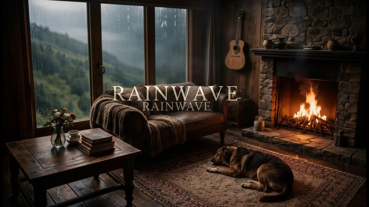 Rain Sounds & Acoustic Guitar for Deep Sleep, Stress Relief & Emotional Healing