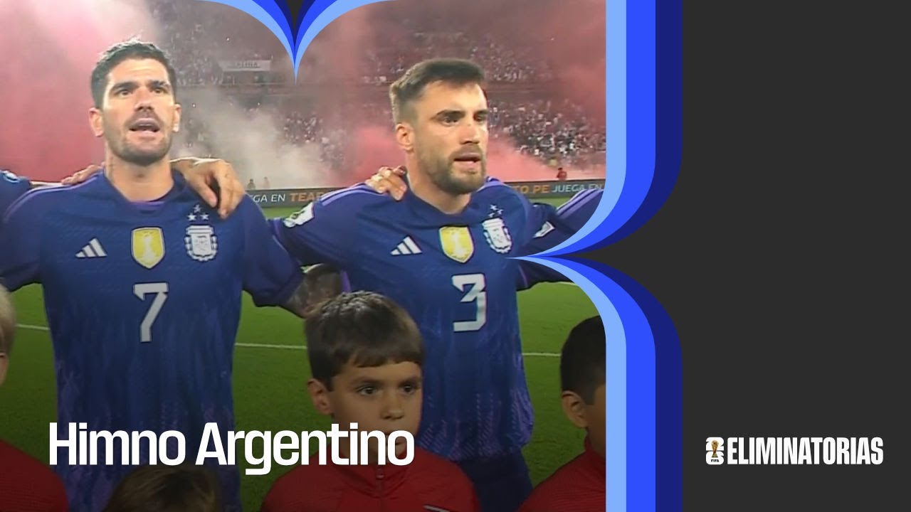 Himno Nacional Argentino - Perú vs Argentina - Eliminatorias Sudamericanas para el Mundial 2026