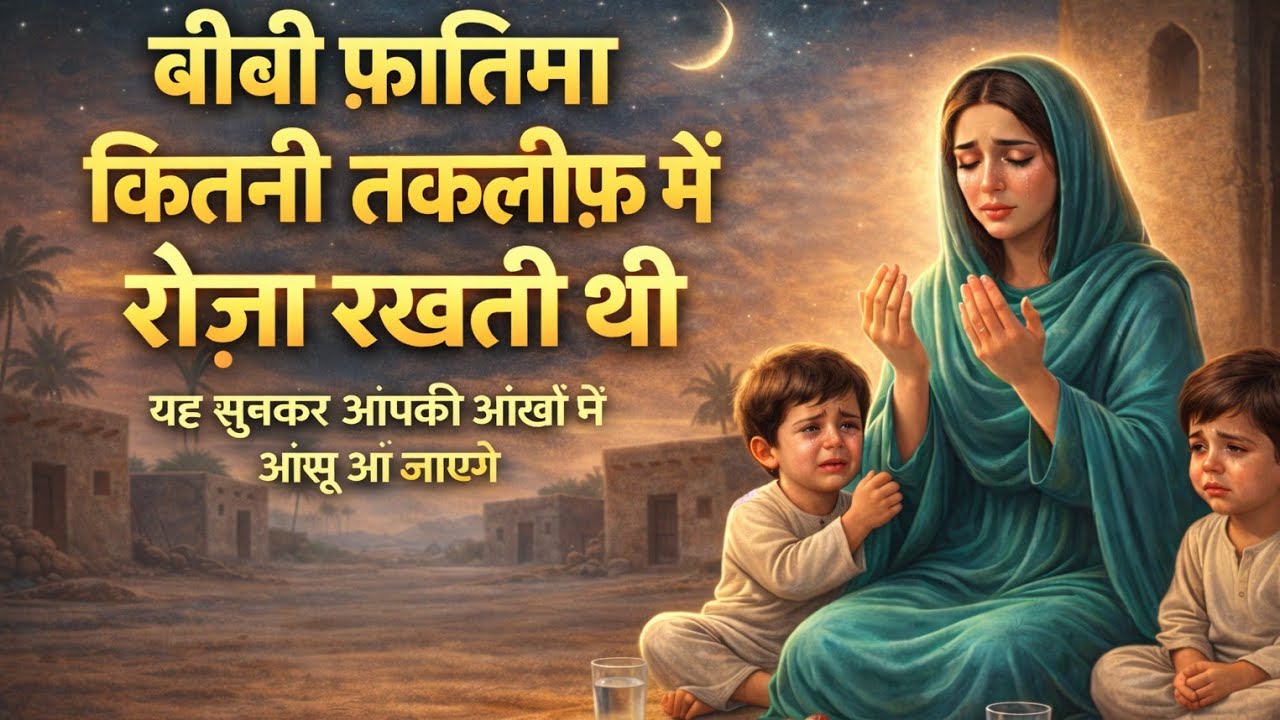 Bibi fatima kitni taklif me roja rakhti thi yah jankar aap ro jayenge #wakiya #allah #ramzan #roja