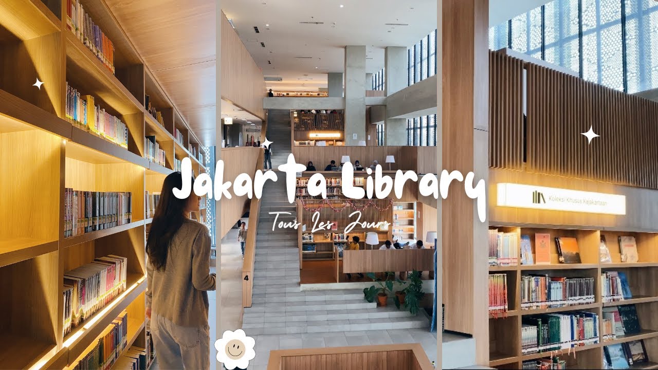 A Day at Jakarta Library 📚 + Tous Les Jours 🥐 | Exploring Books and Sweet Treats