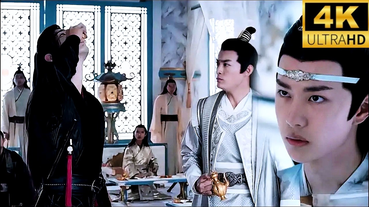 【MOVIE】102🐇心機男仗勢欺人逼王一博喝酒，小娇妻心疼坏了，突然出現霸氣替夫君擋酒#肖战 #王一博 #陈情令#cp