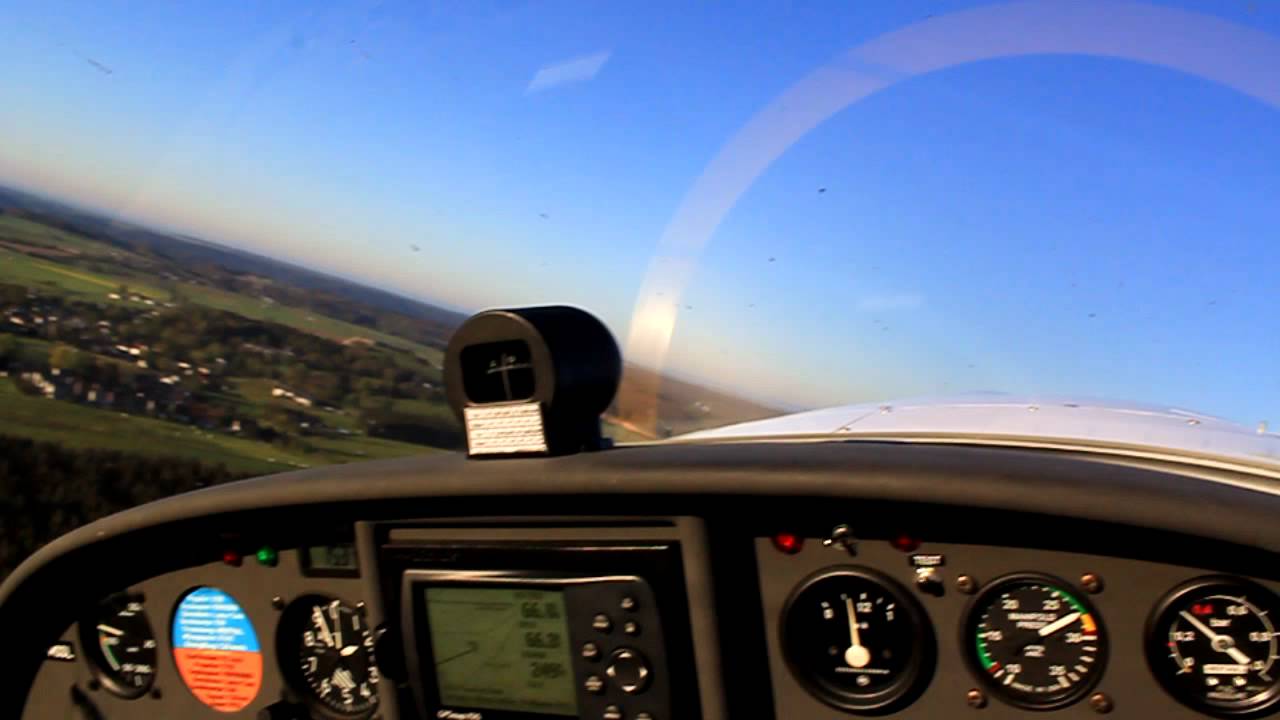 Cockpit View - Takeoff at EDKO (Brilon / Sauerland)