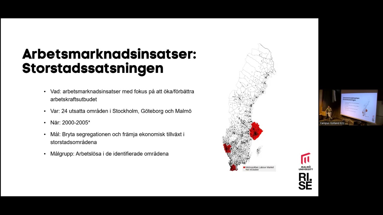 ASSURE Iordan Palma: Arbetsmarknadsinsatser, investeringar i hyresbeståndet och bosättningsmönster