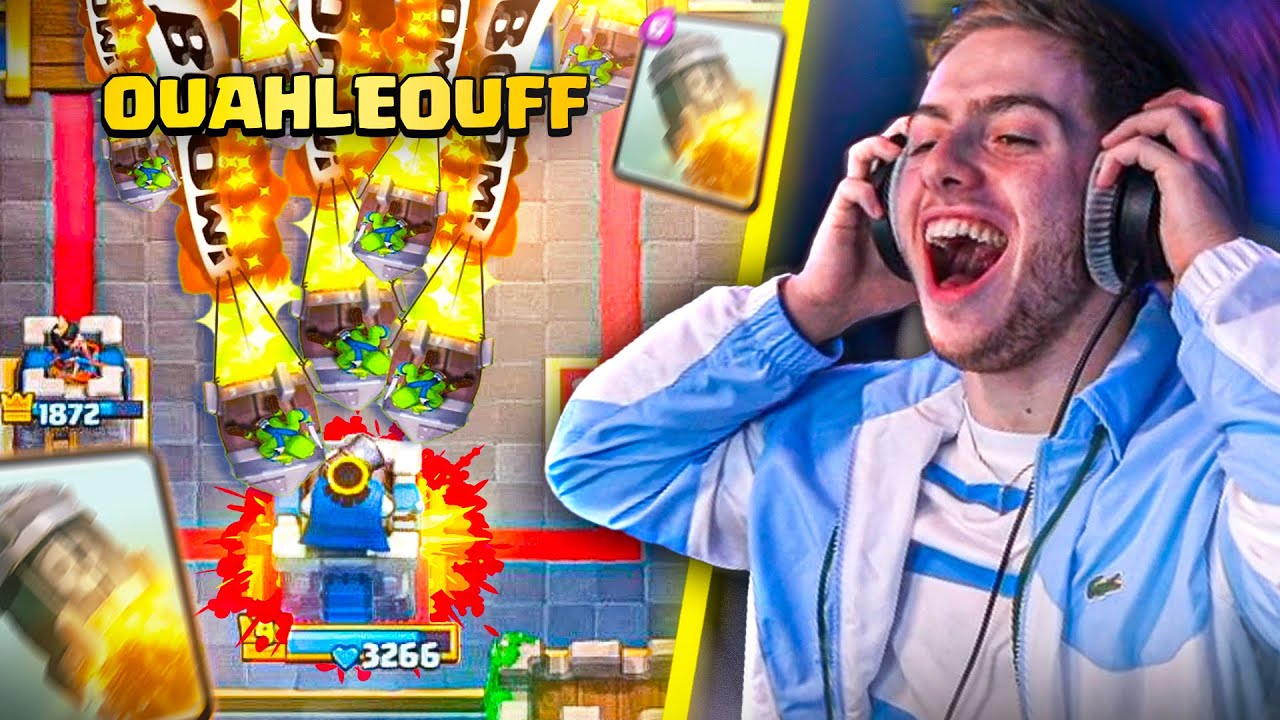 CE JOUEUR PRO TENTE DE ME BATTRE QU'AVEC DES ROQUETTES SUR CLASH ROYALE ! (bordel j'ai la pression)