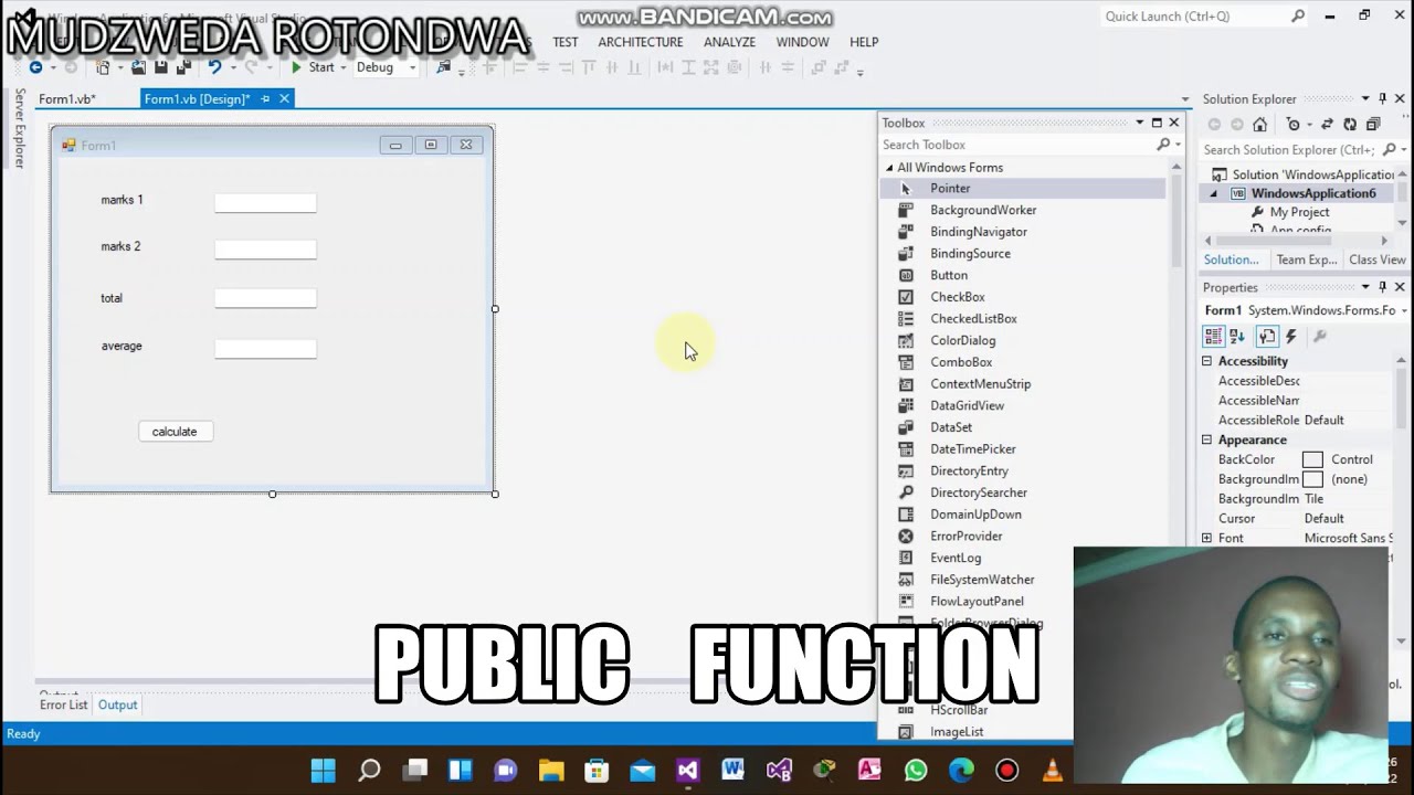 Public Function 103.09% Lesson
