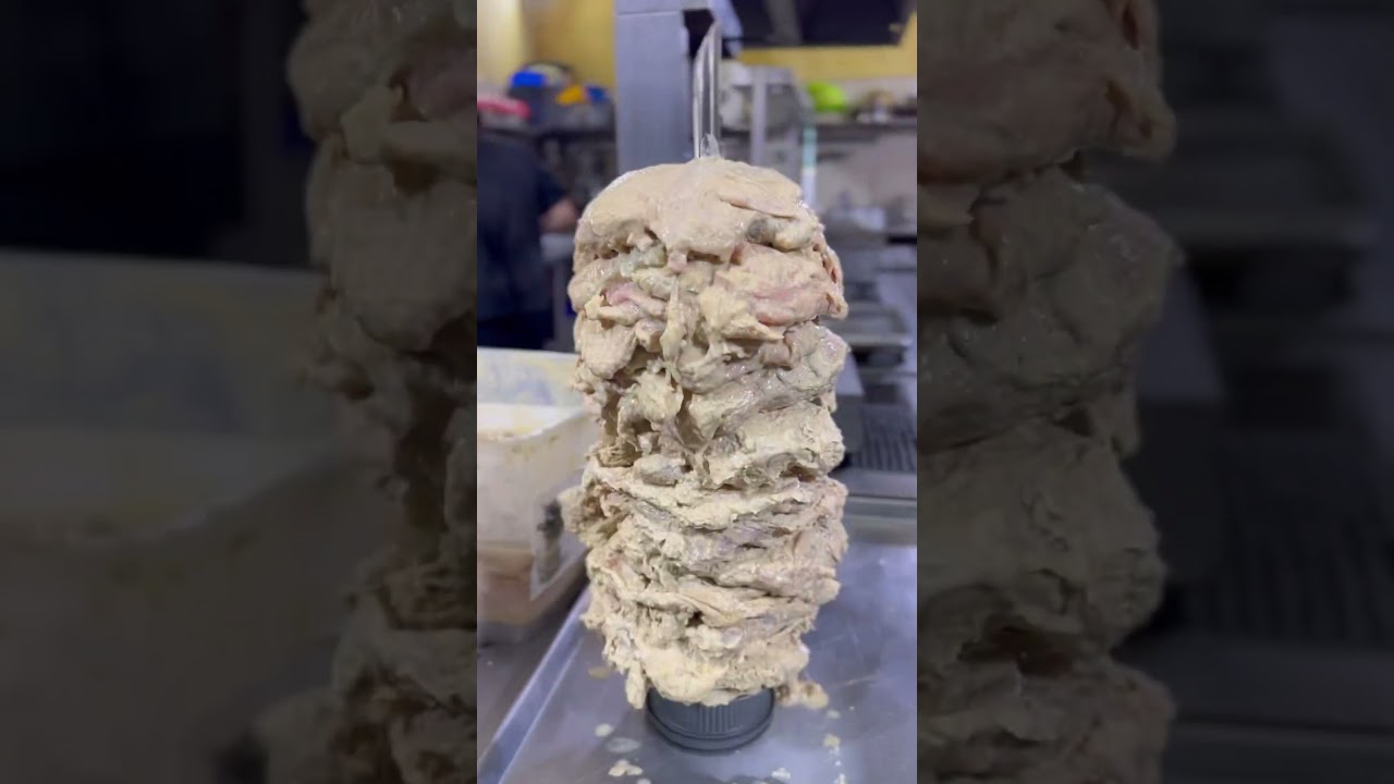 Maquina de shawarma inox a Gas con pincho giratorio - 3 quedamores - fairuz equipos 0999911103