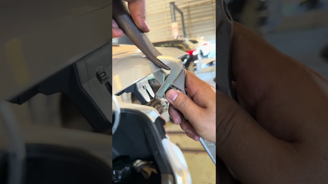 Trunk Lid Crease Dent Repair | Satisfying Fix #carrepair #ซ่อมรถ