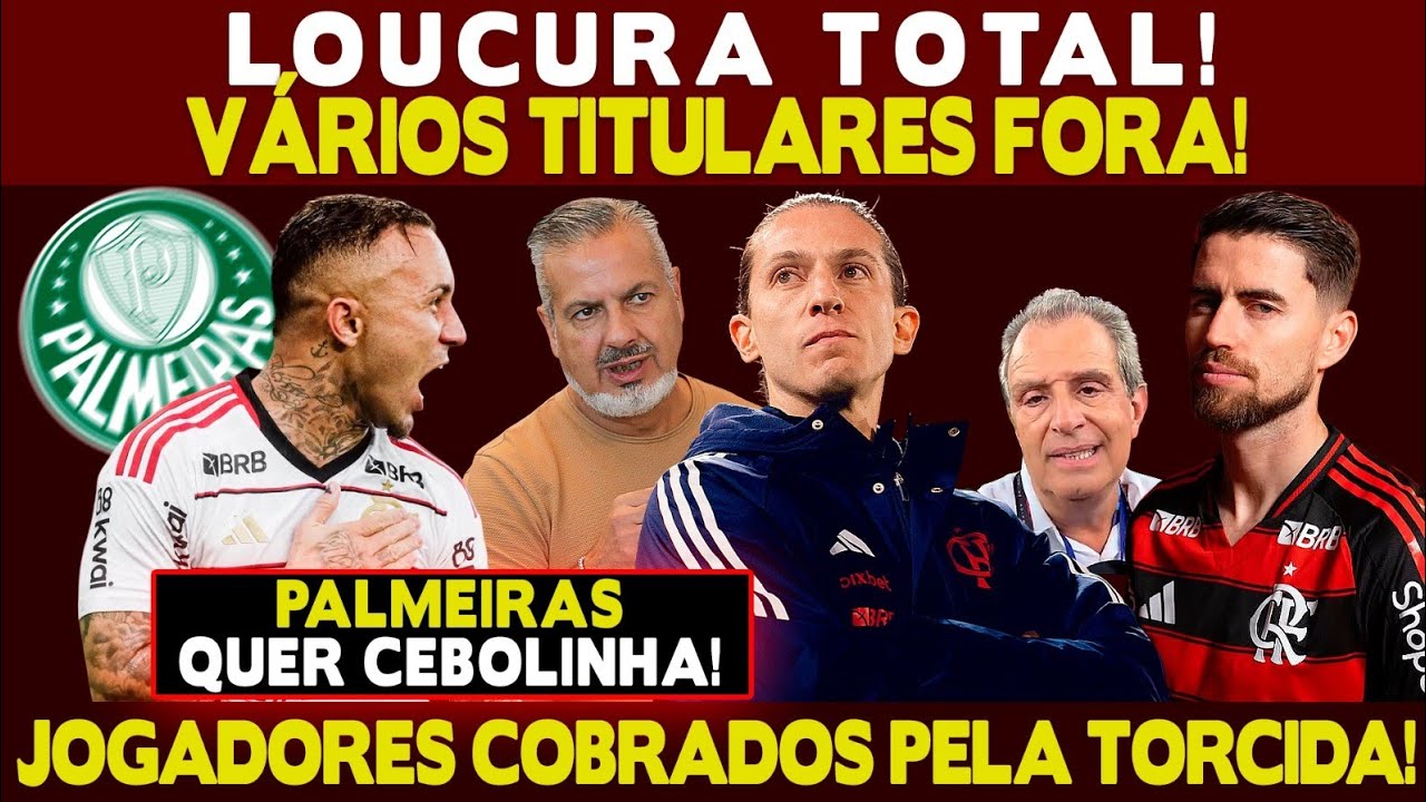 LOUCURA TOTAL! VÁRIOS TITULARES FORA! PALMEIRAS QUER CEBOLINHA! JOGADORES COBRADOS PELA TORCIDA!
