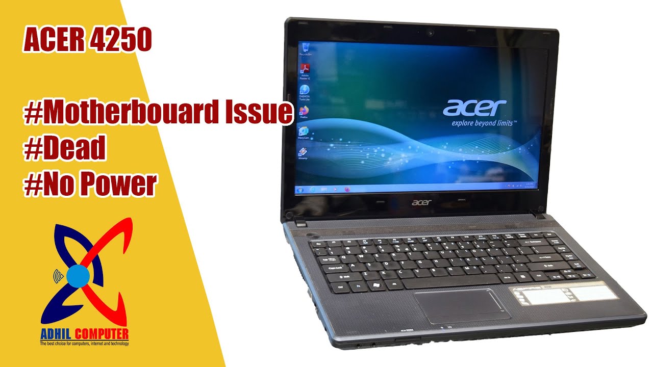 Laptop Mati Total (3v, 5v Missing) Acer Aspire 4250 (Solved)