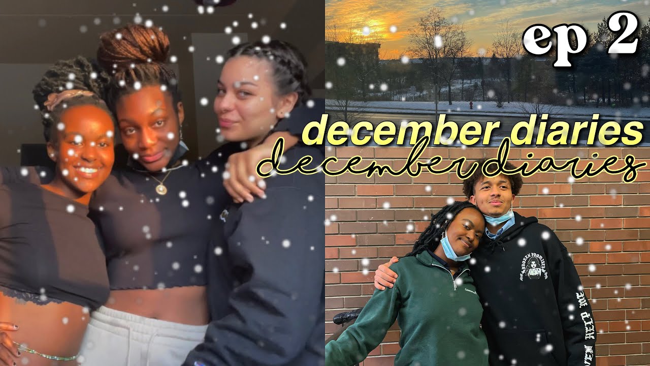 DECEMBER DIARIES 2 | last days of school + leaving to TORONTO